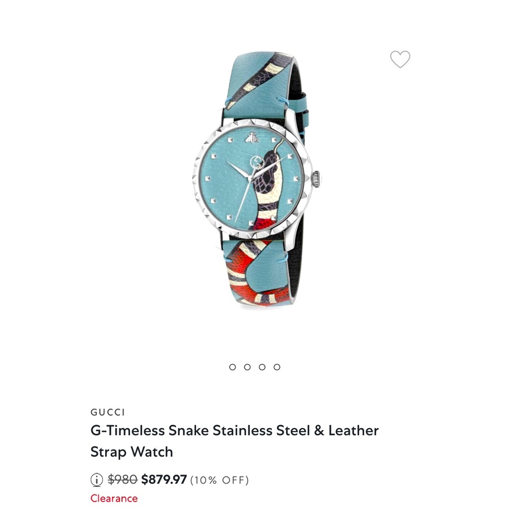 Gucci G Timeless Strap watch
